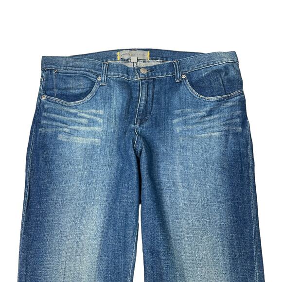 Paper Denim & Cloth Natalie Low Rise Peg Leg Jeans Medium Wash Womens 32 - Picture 3 of 8